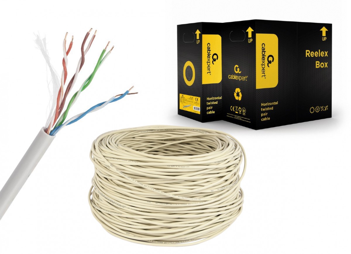 CABLE CAT5E UTP 305M GRAY/UPC-5004E-SOL GEMBIRD