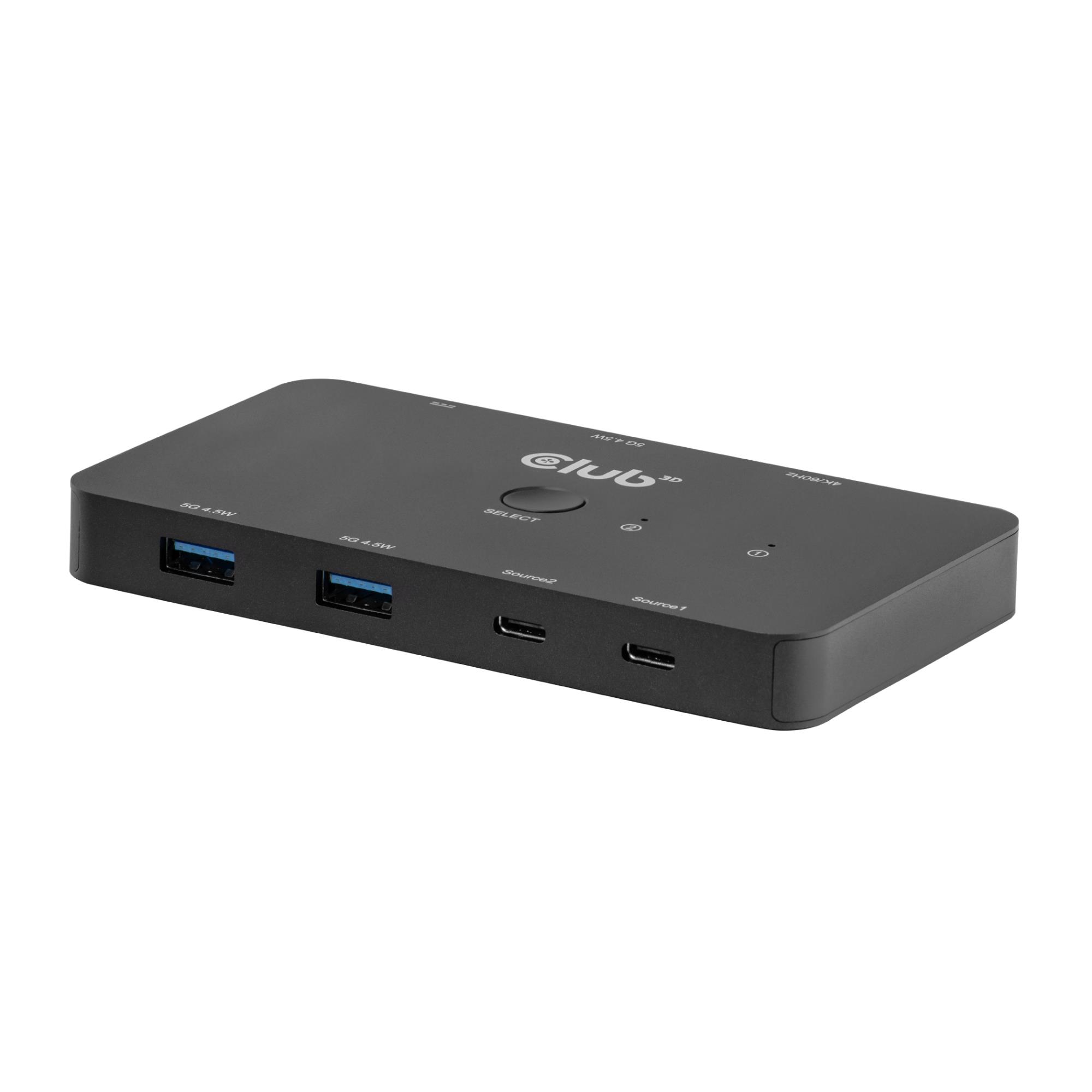 Club 3D VIDEO SWITCH KVM USB-C