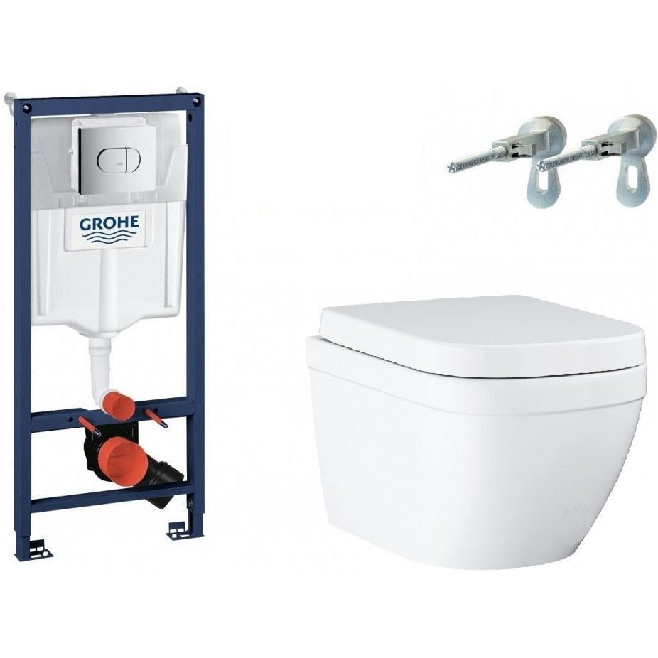 WC komplektas su potinkiniu rėmu GROHE