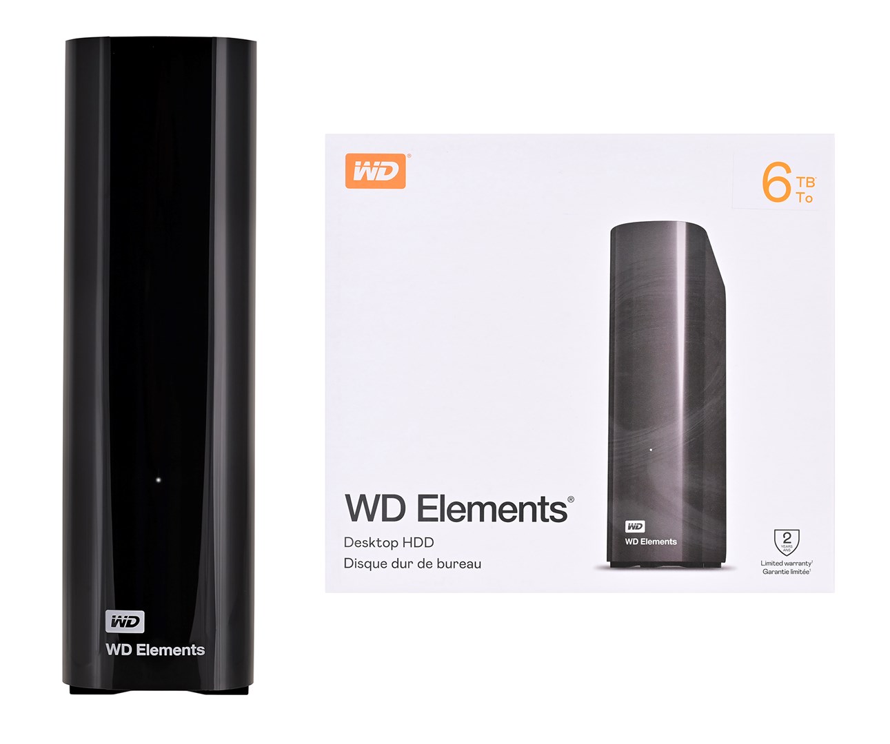 Western Digital Elements WDBWLG0060HBK-EESN external hard