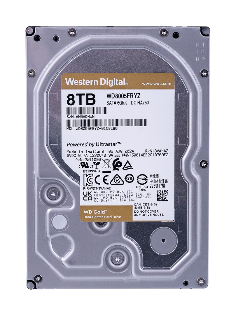 Western Digital Gold WD8005FRYZ internal hard