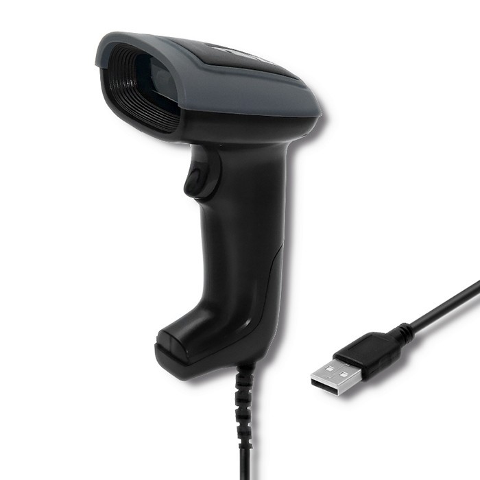 Qoltec Wired laser barcode scanner 1D
