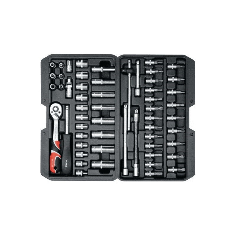 Wrench set YATO 56 pcs 1/4"