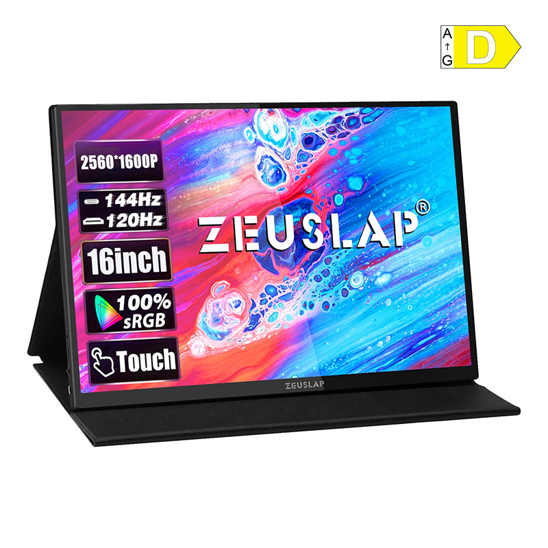 ZEUSLAP P16KT Portable Monitor with a