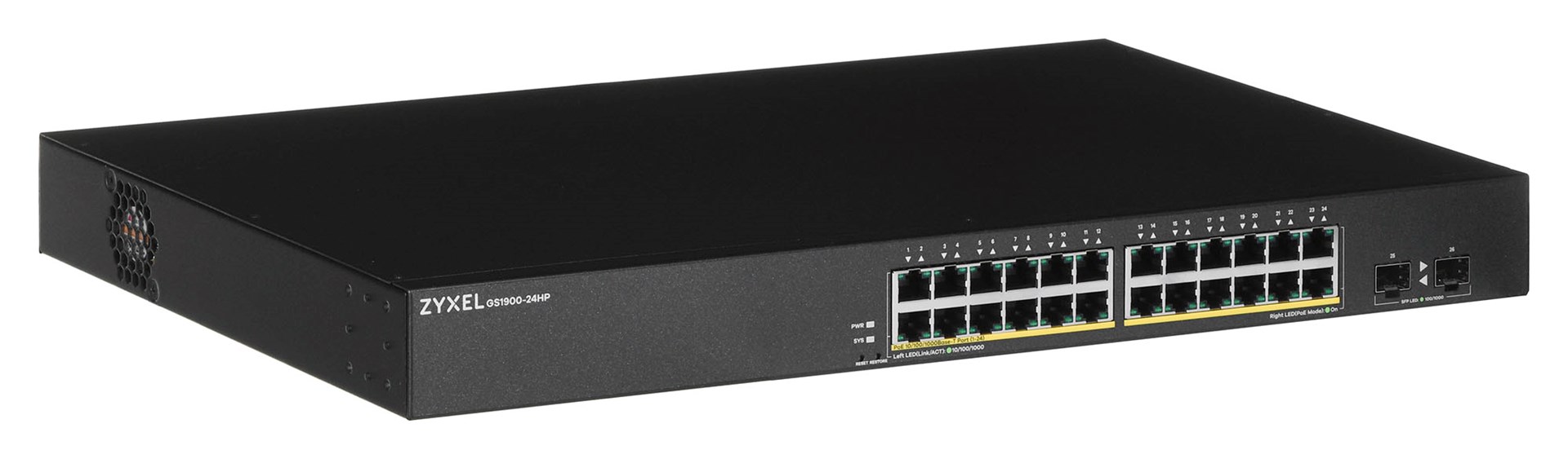 ZyXEL GS1900 24HPV2-EU0101F 24xGbE L2 PoE